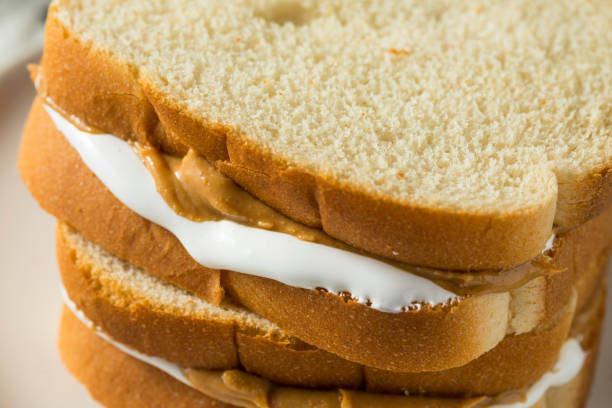istock Homemade Fluffernutter Marshmallow Peanut Butter Sandwich 955131366