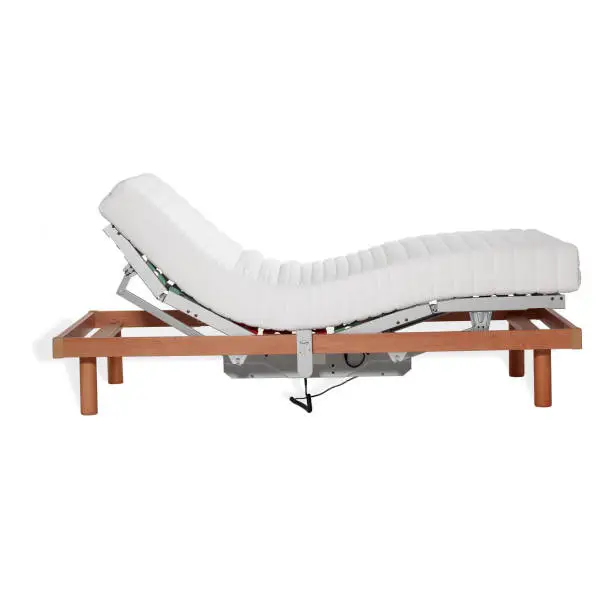 Photo of Articulated bed with white background