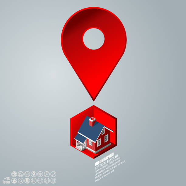 istock Real Estate And Property Business Isometric Building. Abstract infographics on the grey background, Vector illustration can be used for workflow layout, diagram, number options, web design. 955131816