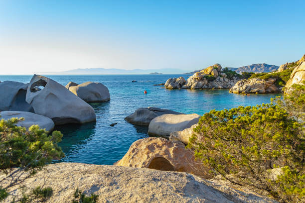 Before sunset in Cala Scilla near Palau (Olbia-Tempio, Sardinia, Italy).
