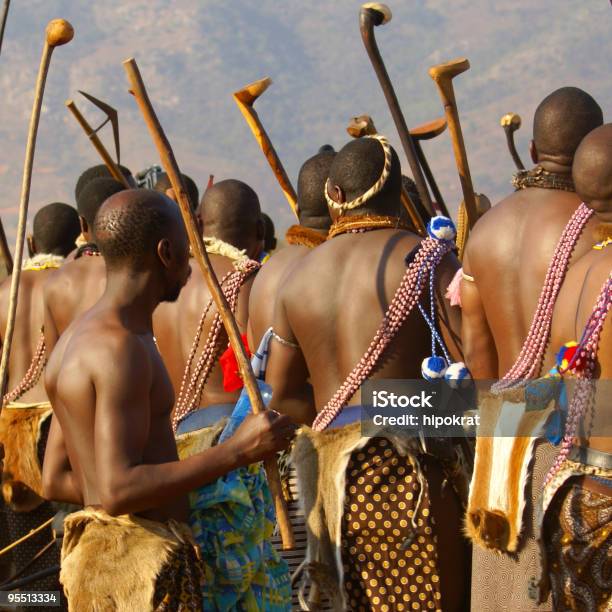 Suázi Headmen Durante Umhlanga - Fotografias de stock e mais imagens de Suazilândia - Suazilândia, Lobamba, Umhlanga