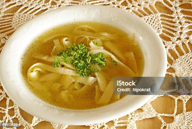 Chicken Soup With Noodles Stock Photo - Download Image Now - Banquet, Boiled, Carrot