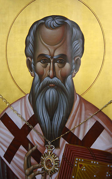 istock Painting of a Saint 95514207