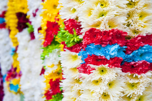 South Indian Hindu wedding ceremony. Symbolizing unity, love, and blessings.