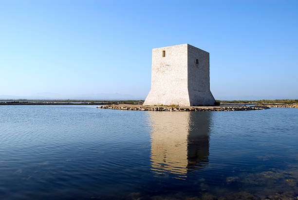 Torre Tamarit em Santa Pola - fotografia de stock