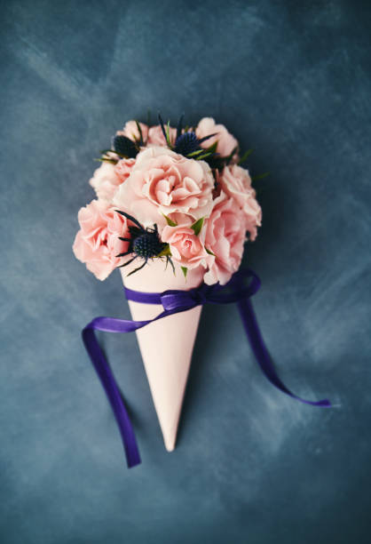 istock Handmade rose bouquet for Mother's Day 955166000