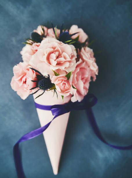 istock Handmade rose bouquet for Mother's Day 955166004