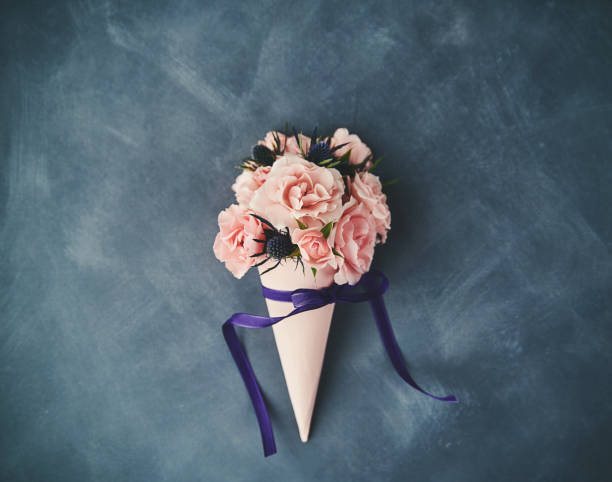 istock Handmade rose bouquet for Mother's Day 955166018