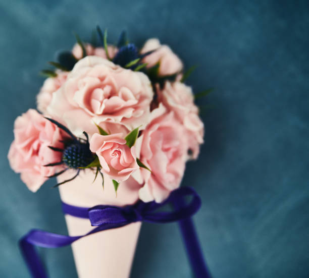 istock Handmade rose bouquet for Mother's Day 955166082