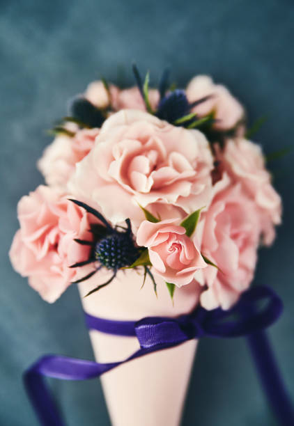 istock Handmade rose bouquet for Mother's Day 955166084