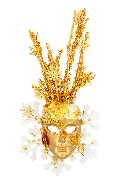 Isolated decorative mask stock photo