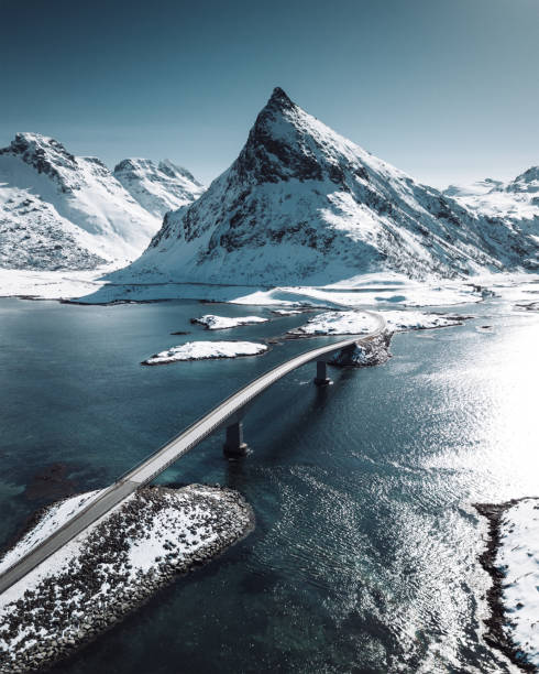 istock fredvang bridge at the lofoten 955170112