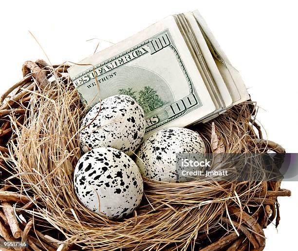 Яйцо Гнезда — стоковые фотографии и другие картинки 401k - одно слово - 401k - одно слово, Nest egg - английское выражение, Без людей