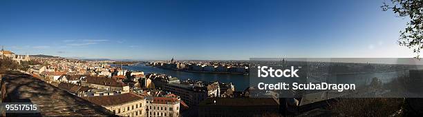 Foto de Vista Panorâmica Da Cidade De Budapeste Hungria e mais fotos de stock de Arquitetura - Arquitetura, Bastião dos Pescadores, Basílica de Santo Estevão