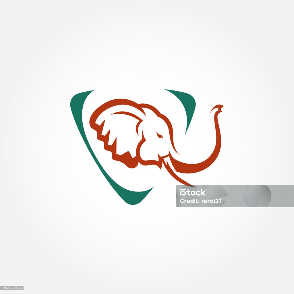 Elephant Shield Pattern Elephant Shield Design Stock Illustration - Download Image Now ...