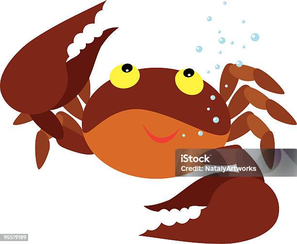 Crab Stock Illustration - Download Image Now - Animal Wildlife, Animals In The Wild, Cartoon