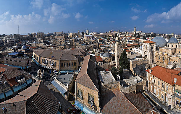 istock Panoramic view over Old City of Jerusalem 95520261