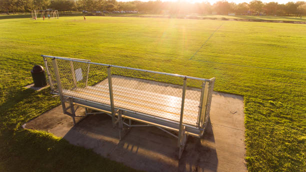 istock aerial view isolated bleachers 955206296