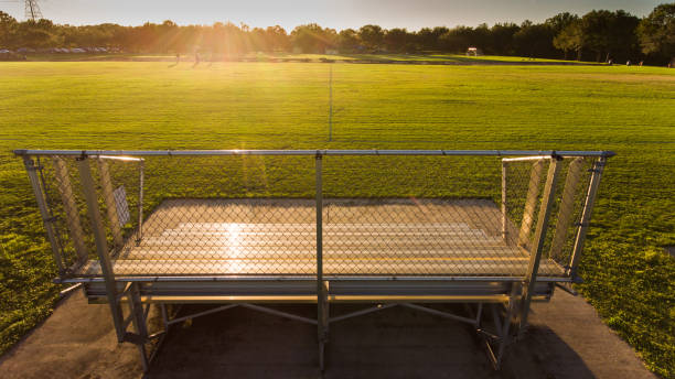 istock aerial view isolated bleachers 955206308