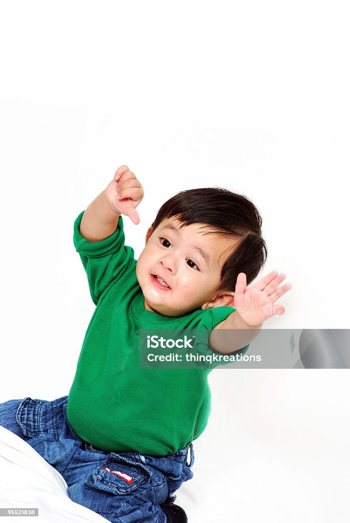 Indian Innocence toddler infant cheerful child baby facial expression  Boys Stock Photo