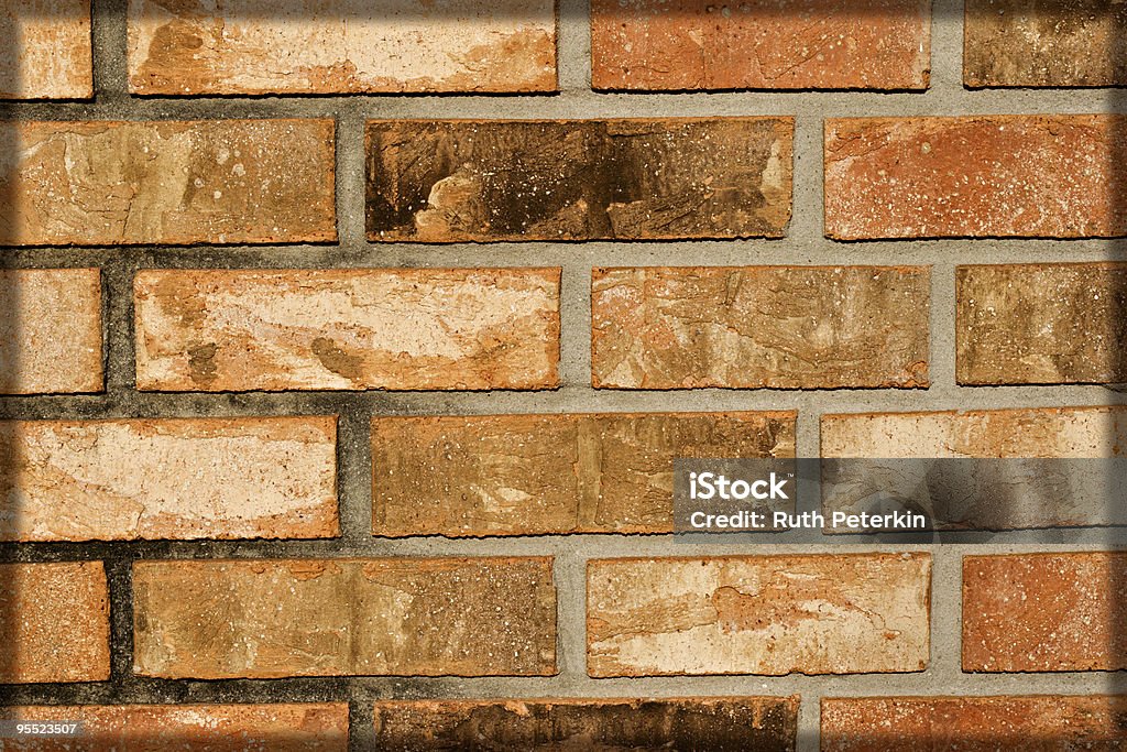 Horizontal Brick Wall  Backgrounds Stock Photo