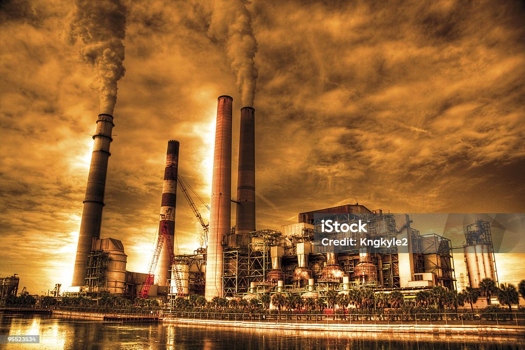 Aquecimento Global - Royalty-free Carvão Foto de stock