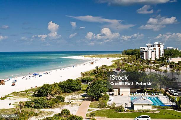 Summer In Lido Beach Florida Stock Photo - Download Image Now - Sarasota, Beach, Florida - US State