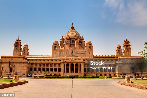 Umaid Bhawan Palácio Jodhpur Rajastão Índia - Fotografias de stock e mais imagens de Palácio - Palácio, Umaid Bhawan, Jodhpur