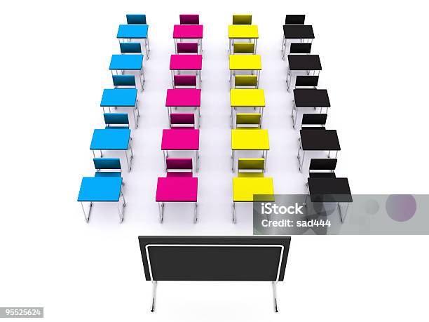 Classroom Stock Photo - Download Image Now - Chair, Classroom, Cut Out