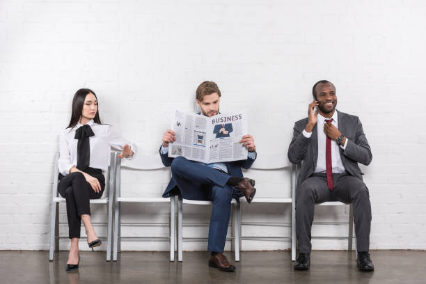 istock multicultural business people waiting for job interview 955267930