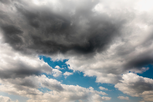 Dark cloudy sky background