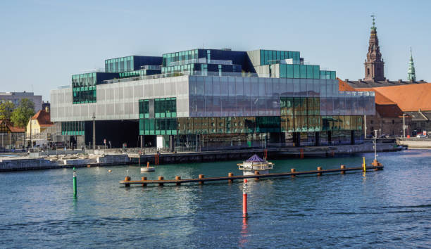 port of Copenhagen with Black Diamond in the background