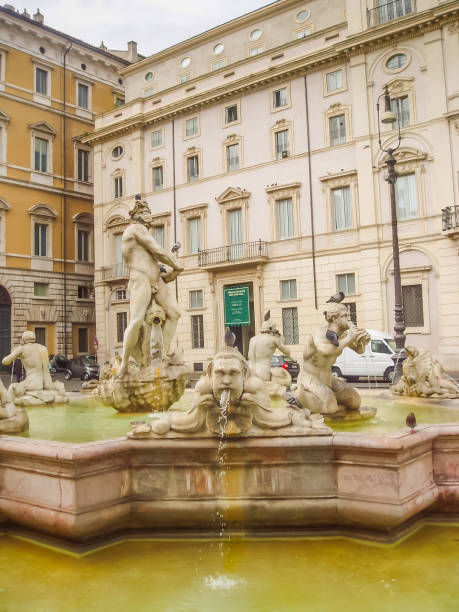 istock Del Moro fountain in Rome 955280264