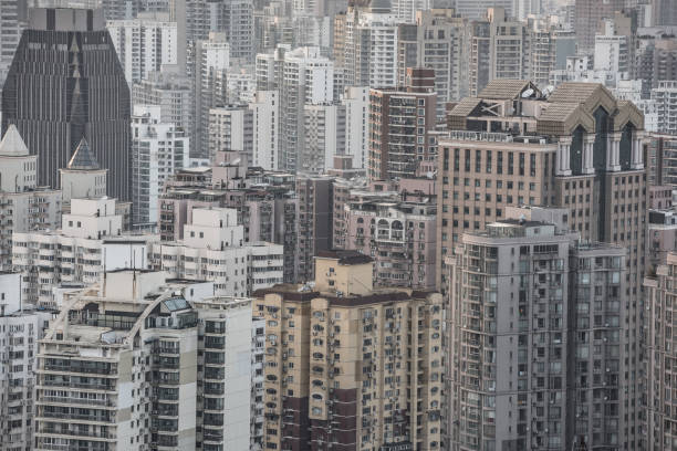 istock Modern skyscrapers in central district of Shanghai 955291406