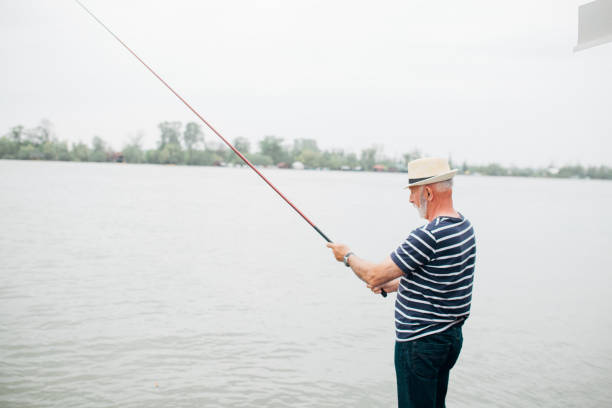 istock Man fishing on lake 955306204