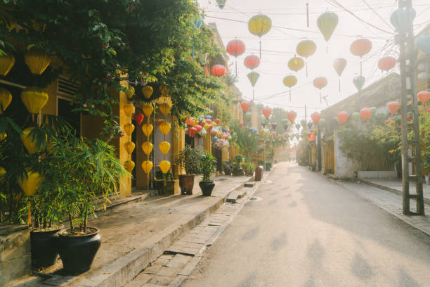 istock Streets of Hoi An at  morning 955309018