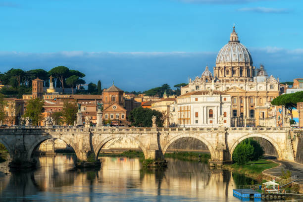 istock Rome Skyline with St Peter Basilica of Vatican 955313410