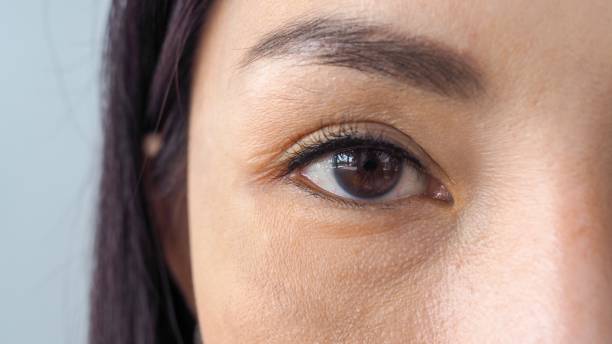 istock Closeup of Asian woman’s eyes 955331232