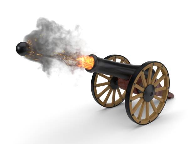 istock ramadan cannons shot moment. 3d illustration 955346324