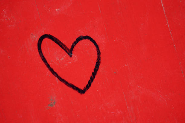istock red hear in red background.Symbol of Love. Passion 955375256