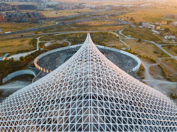 roma - vela di calatrava - roof sport competitive sport the olympic games - fotografias e filmes do acervo