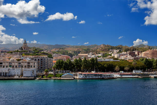 istock Messina, Sicily, Italy - view from the ferry 955381670