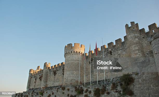 Castle Of Peñafiel Walls Stock Photo - Download Image Now - Ancient, Architecture, Castilla y León