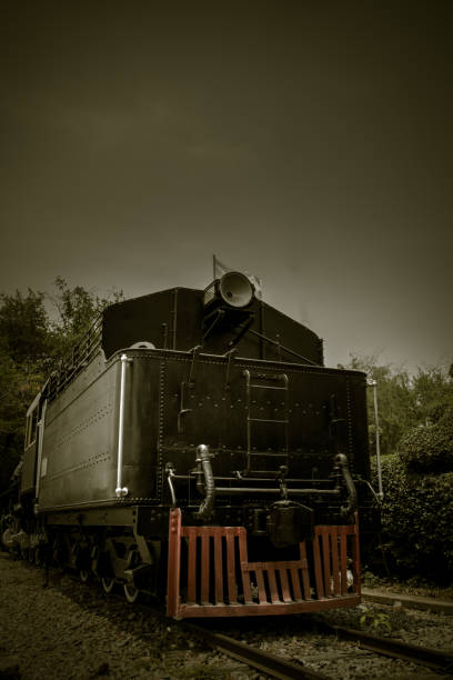 istock Vintage Steam engine locomotive train 955390036