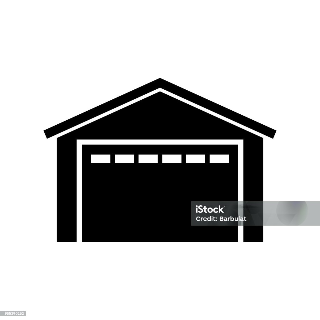 Car garage icon Available in high-resolution and several sizes to fit the needs of your project. Garage stock vector