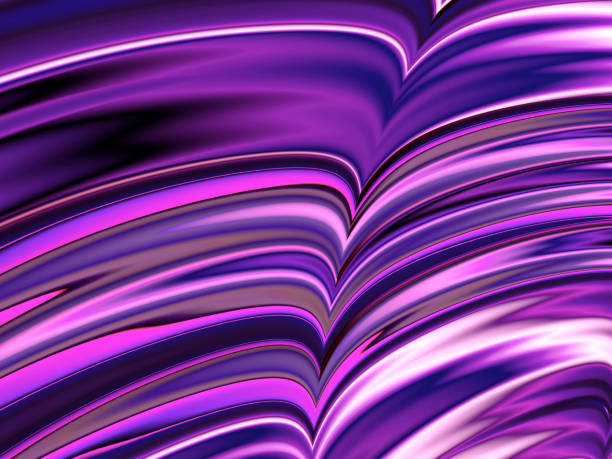istock fractal background with colorful lines in violet colors 955415892