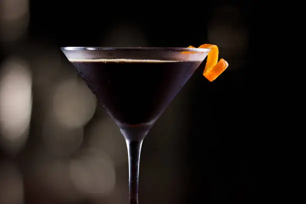 Photo of dark martini