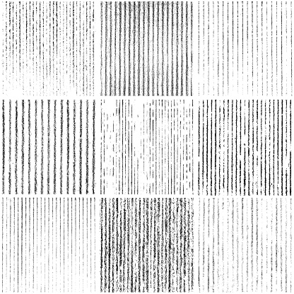 Set of striped backgrounds. Grunge design elements. One color - black