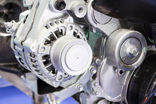 istock an alternator in engine to generate electric 955458386