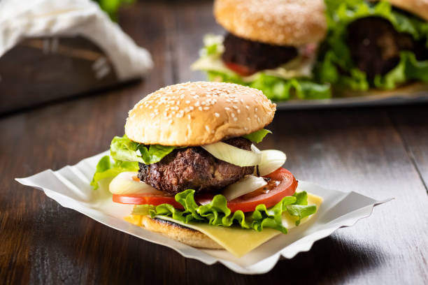 istock homemade burger with cheese 955468128